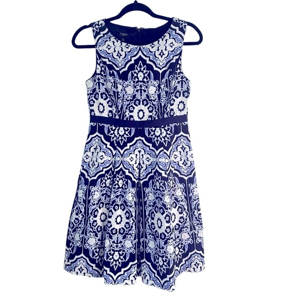 5 for $40
Talbots Petites floral textured pleated a-line dress lined  pockets - Picture 1 of 13